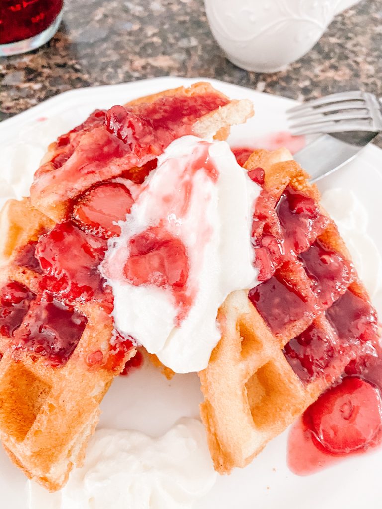 Frozen Fruit Compote for Waffles
