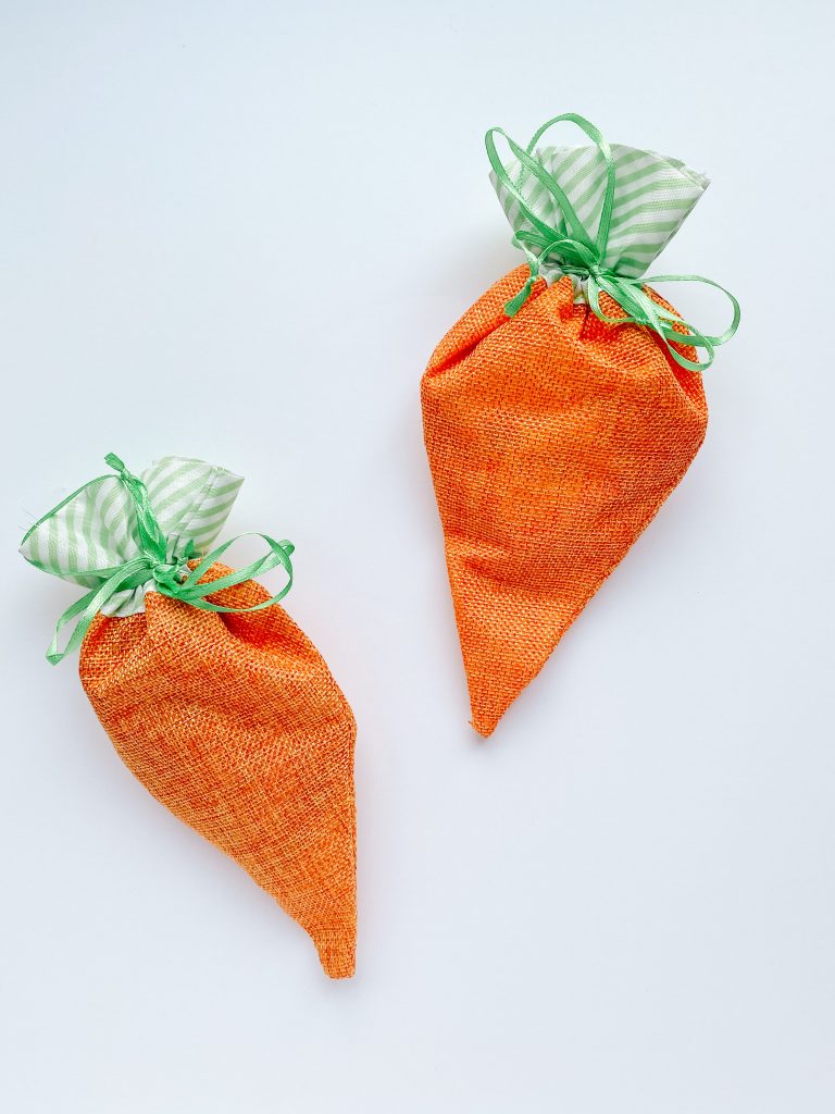 Some Treats - Carrot Candy Pouches (Easter Baskets for Kids)